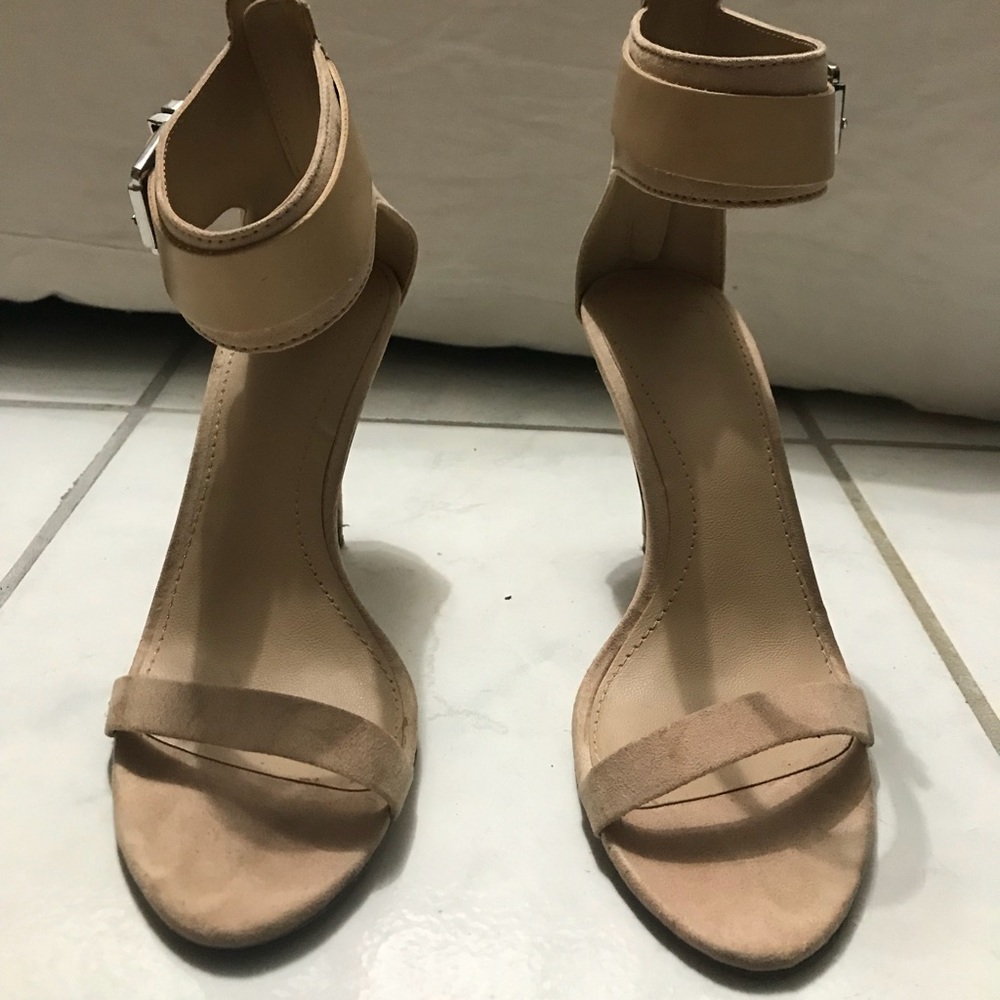 Zara Nude Strap Heel
